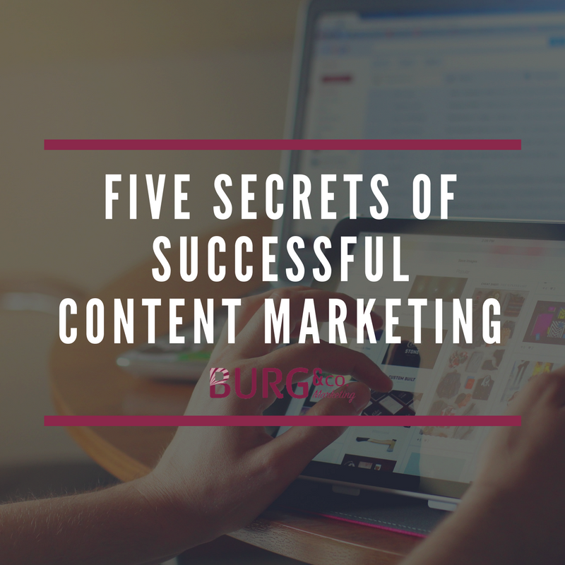 Five Secrets of Successful Content Marketing
